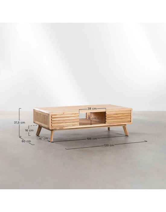 Deleyna Masif Ahşap Orta Sehpa