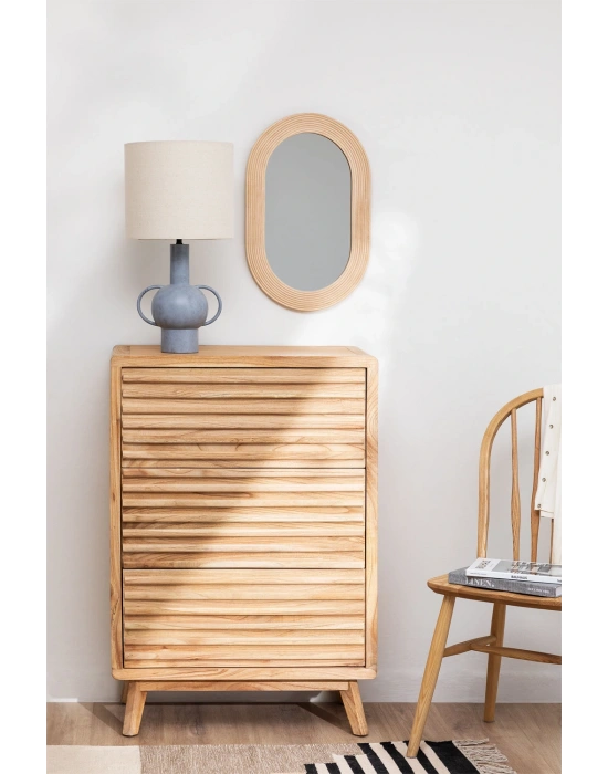 Deleyna Masif Ahşap Şifonyer