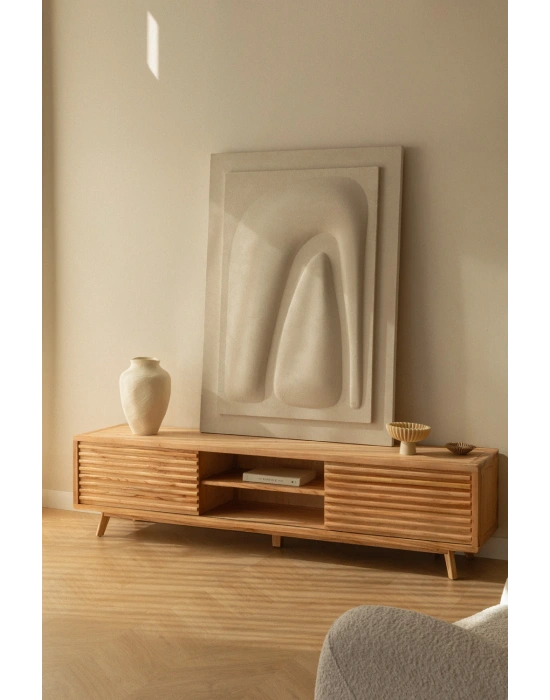 Deleyna Masif Ahşap Tv Ünite