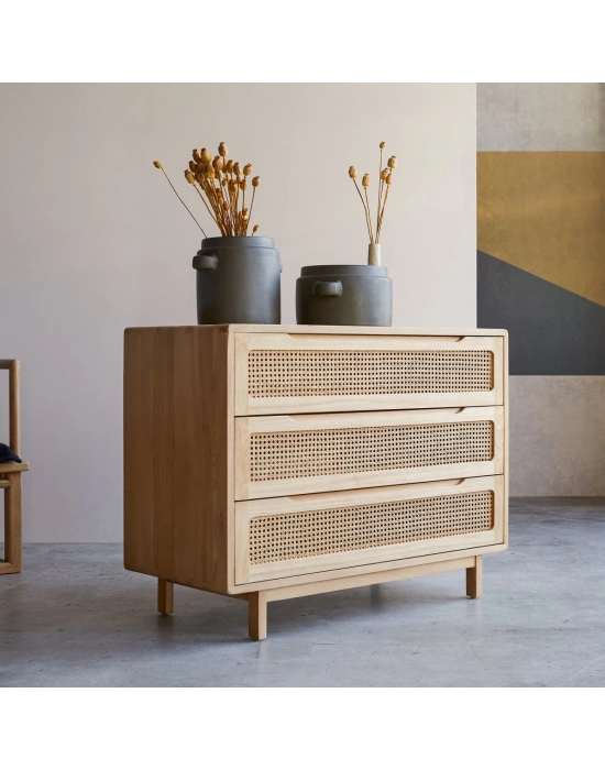 Luis Masif Ahşap Şifonyer