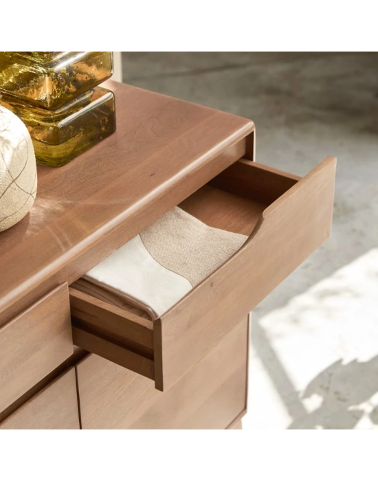 Gabrielle Masif Ahşap Kapaklı Şifonyer