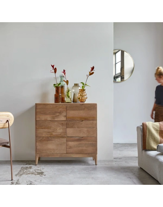 Gabrielle Masif Ahşap Şifonyer