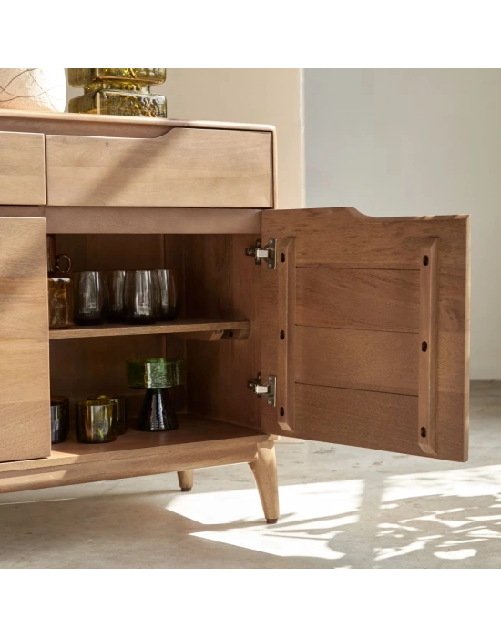 Gabrielle Masif Ahşap Kapaklı Şifonyer