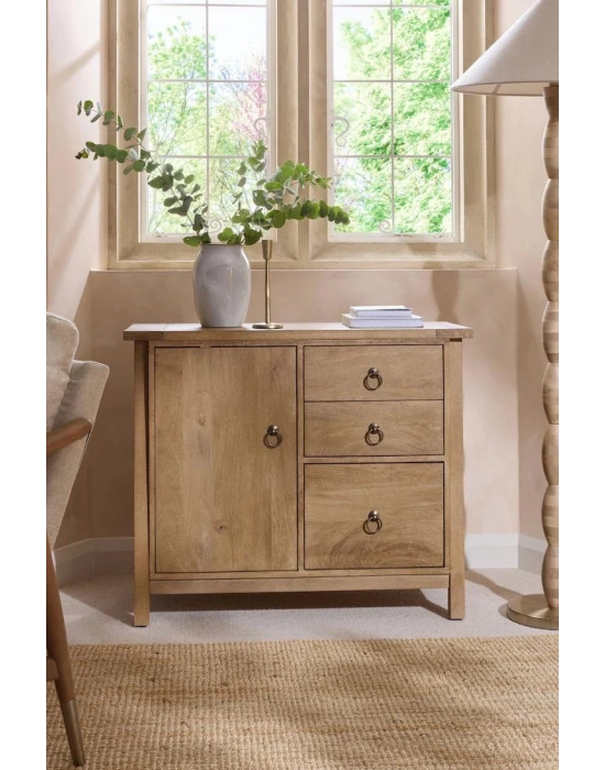 Hector Mini Masif Ahşap Büfe, Konsol