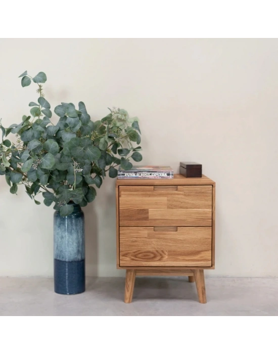 Jorvik Masif Ahşap Komodin