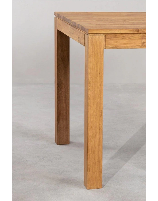 Masif ahşap rustik model yemek masası