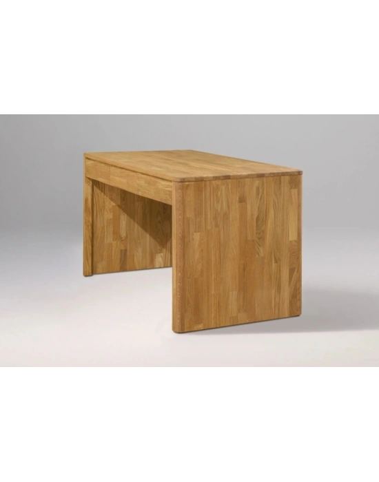 Mercader Masif Ahşap Açık Ceviz Model Çalışma Masası