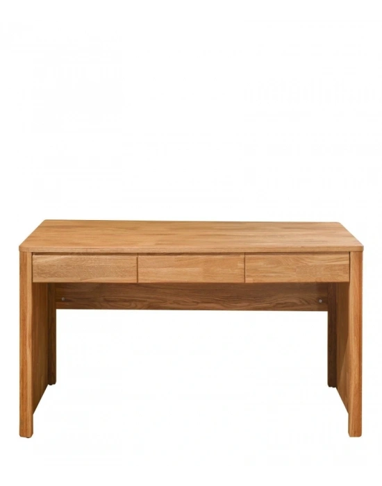 Mercader Masif Ahşap Açık Ceviz Model Çalışma Masası