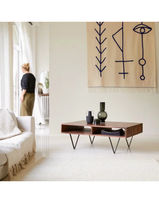 Metric Masif Ahşap Orta Sehpa