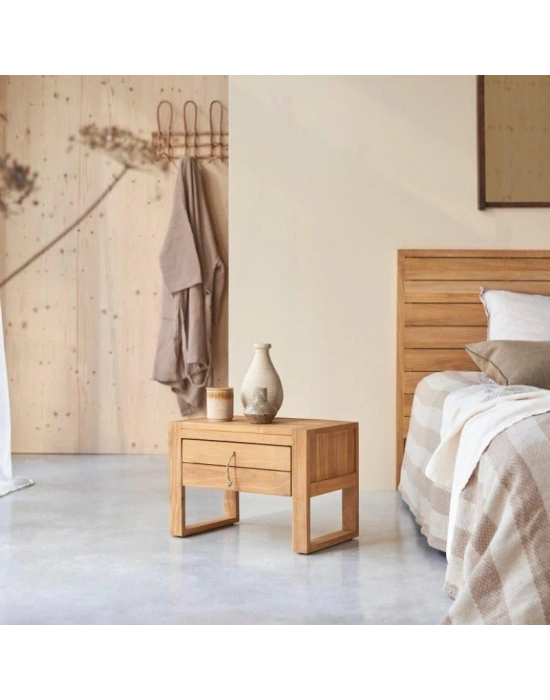 Minimalys Masif Ahşap Rustik Model Komodin