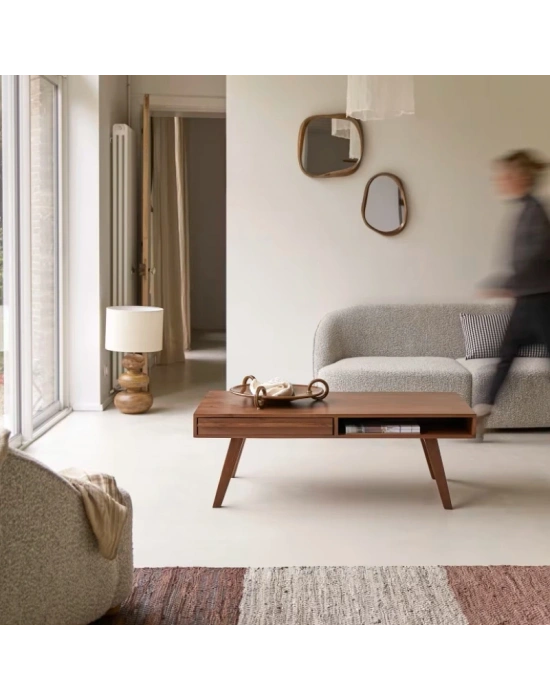 Nells Masif Ahşap Orta Sehpa