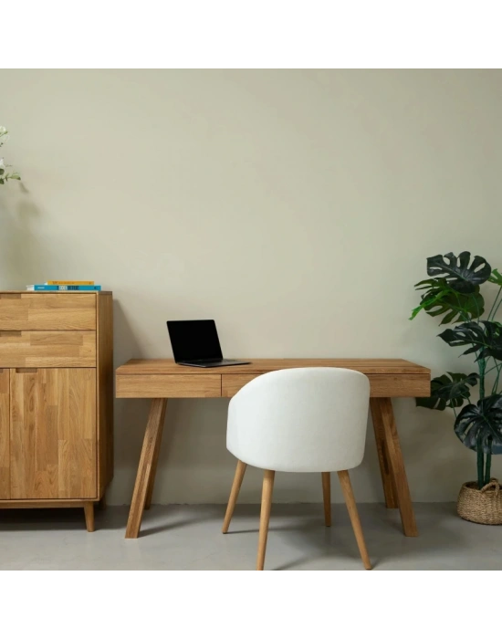 Nordic Basic Masif Ahşap Çalışma Masası