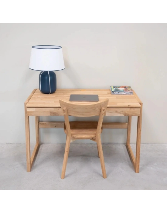 Nordic Masif Ahşap Çalışma Masası