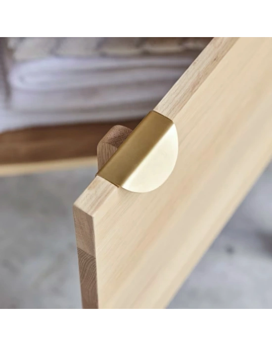 Pola Masif Ahşap Mini Konsol Büfe