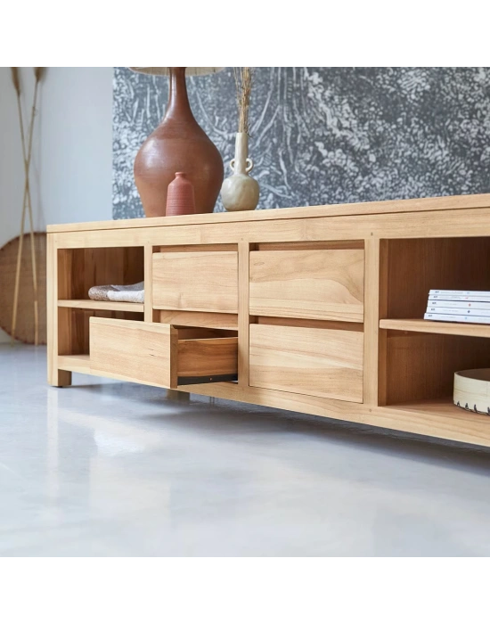 Potio Masif Ahşap Tv Ünite