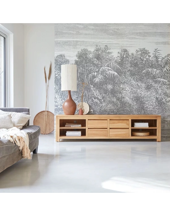 Potio Masif Ahşap Tv Ünite