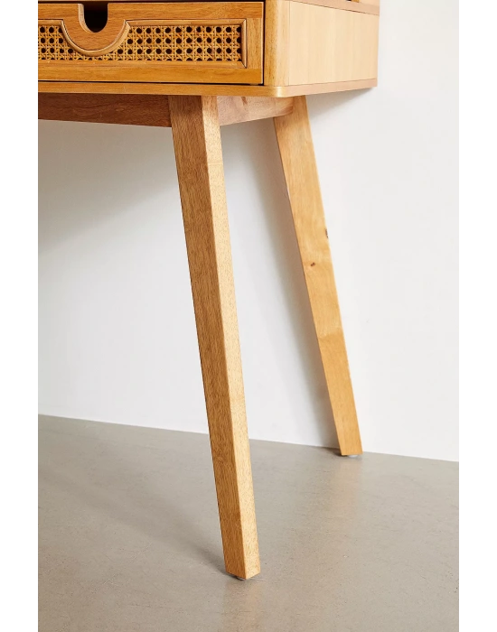 Sion Masif Ahşap Hazeranlı Çalışma Masası