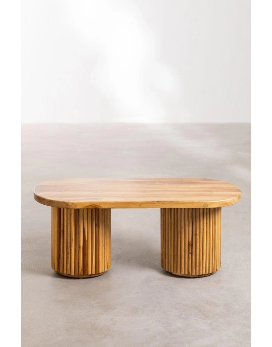 Vien masif ahşap orta sehpa