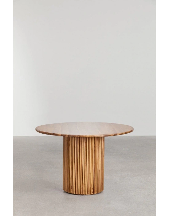 Vien masif ahşap yemek masası