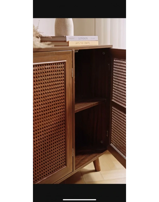 Vintage Walnut Stil Masif Konsol