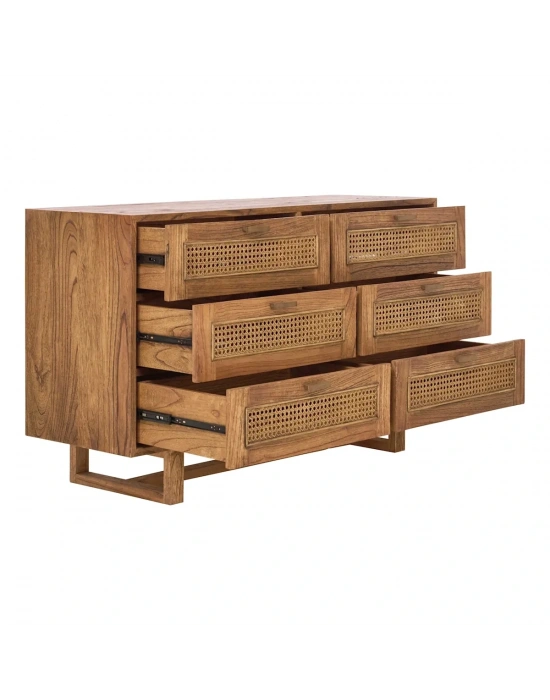 Vista Masif Ahşap Hazeranlı Şifonyer