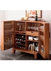 Ahşap Masif Çok Amaçlı Bar Dolabı