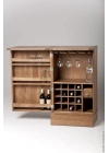 Ahşap tek kapaklı mini bar dolabı
