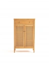 Altea Rattan Detaylı Masif Büfe Dolap