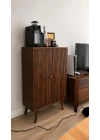 Arden Vintage Masif Ahşap Çok amaçlı büfe dolap