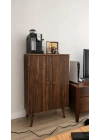 Arden Vintage Masif Ahşap Çok amaçlı büfe dolap