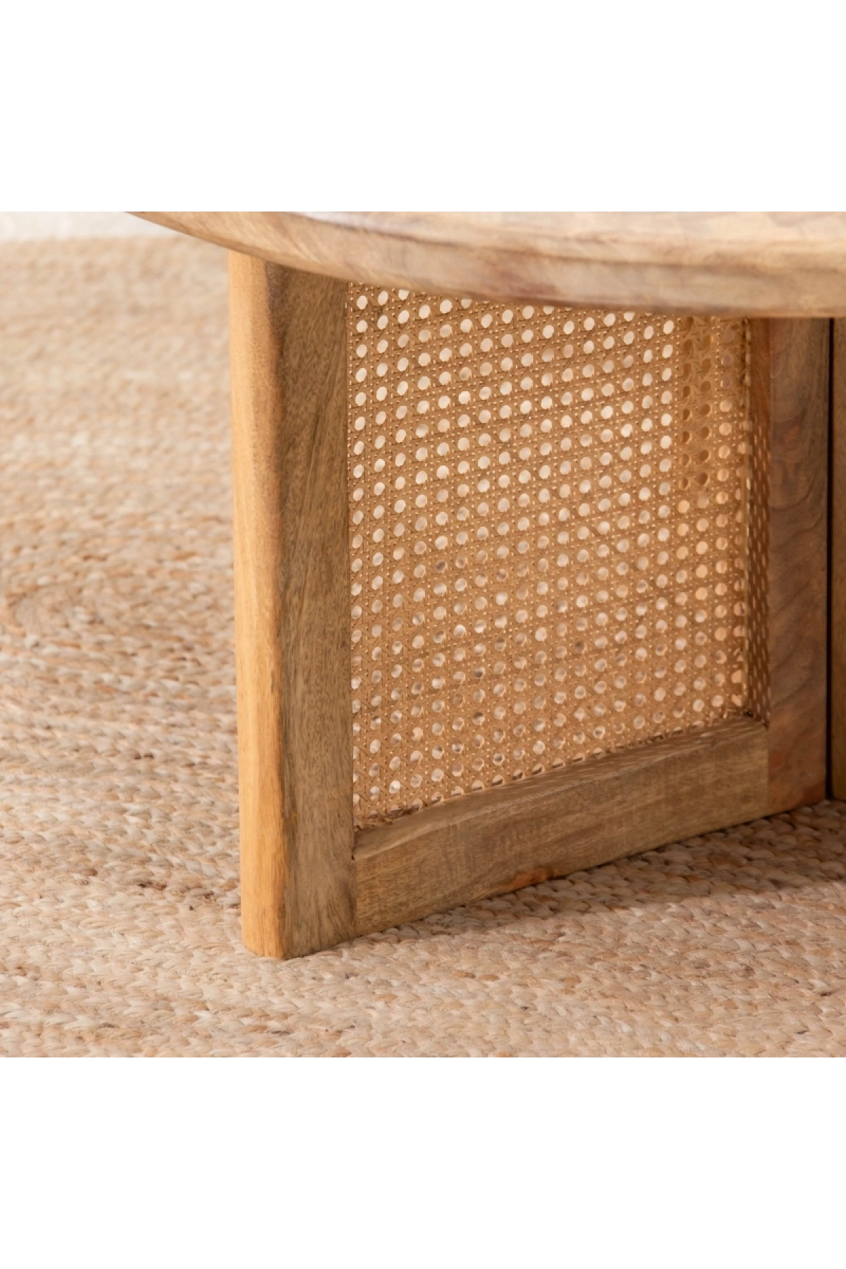 Evora Hazeran Detaylı Masif Ahşap Daire Orta Sehpa