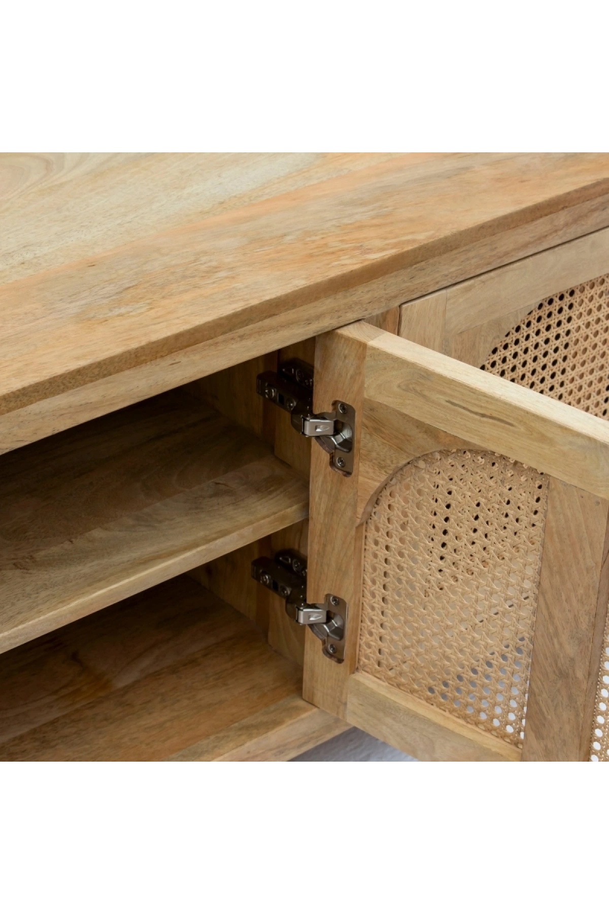 Evora Masif Ahşap Hazeranlı Tv Ünitesi