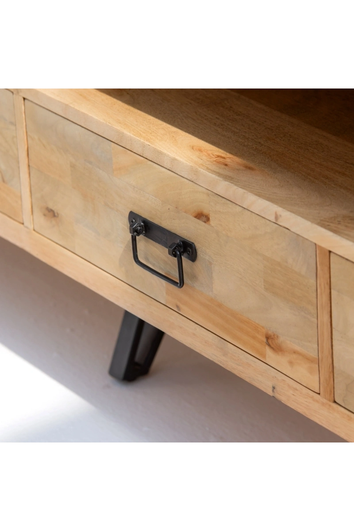 Evora Basic Masif Ahşap Çekmeceli Tv Ünitesi