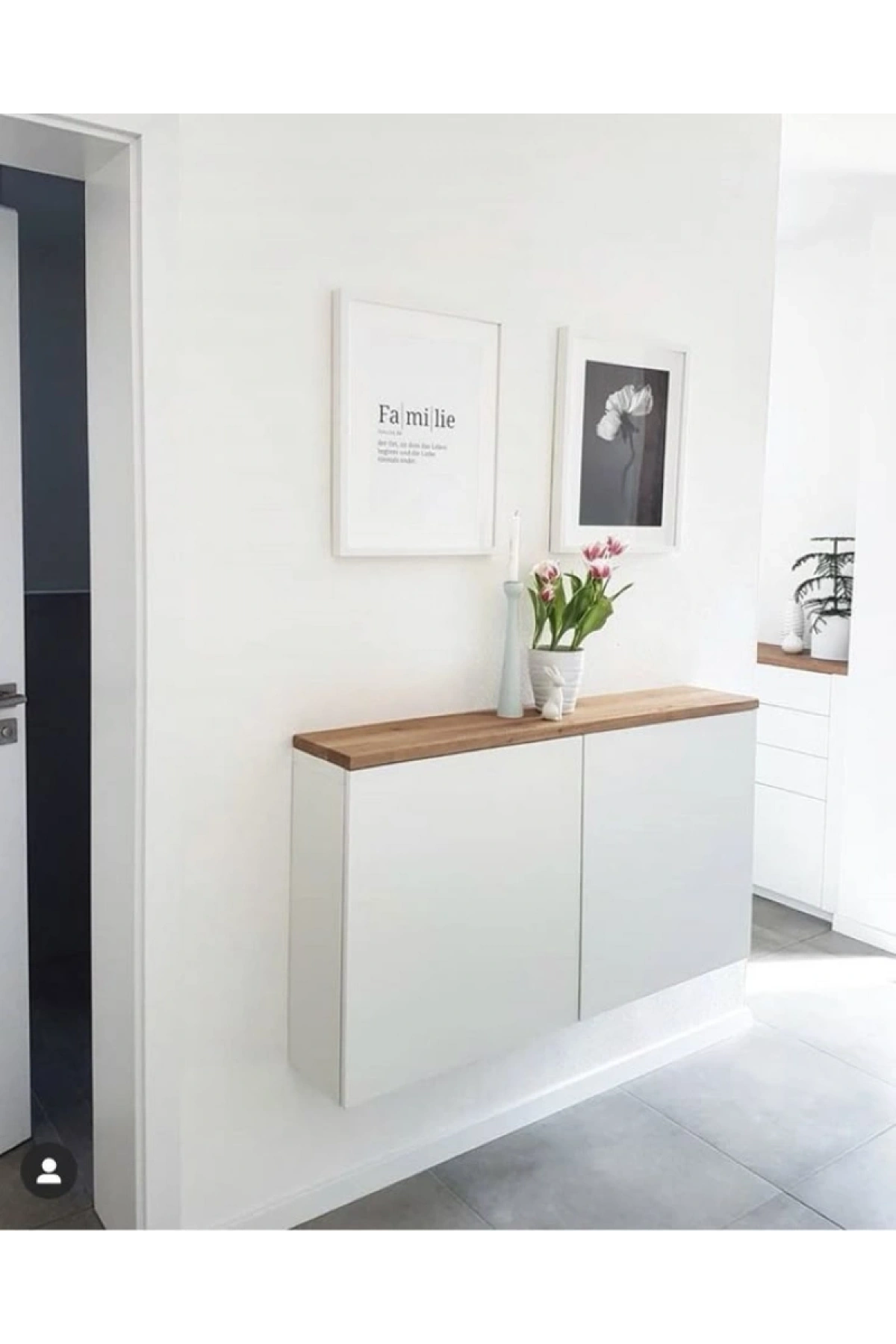 Ahşap Detaylı Dolap Dresuar, Konsol