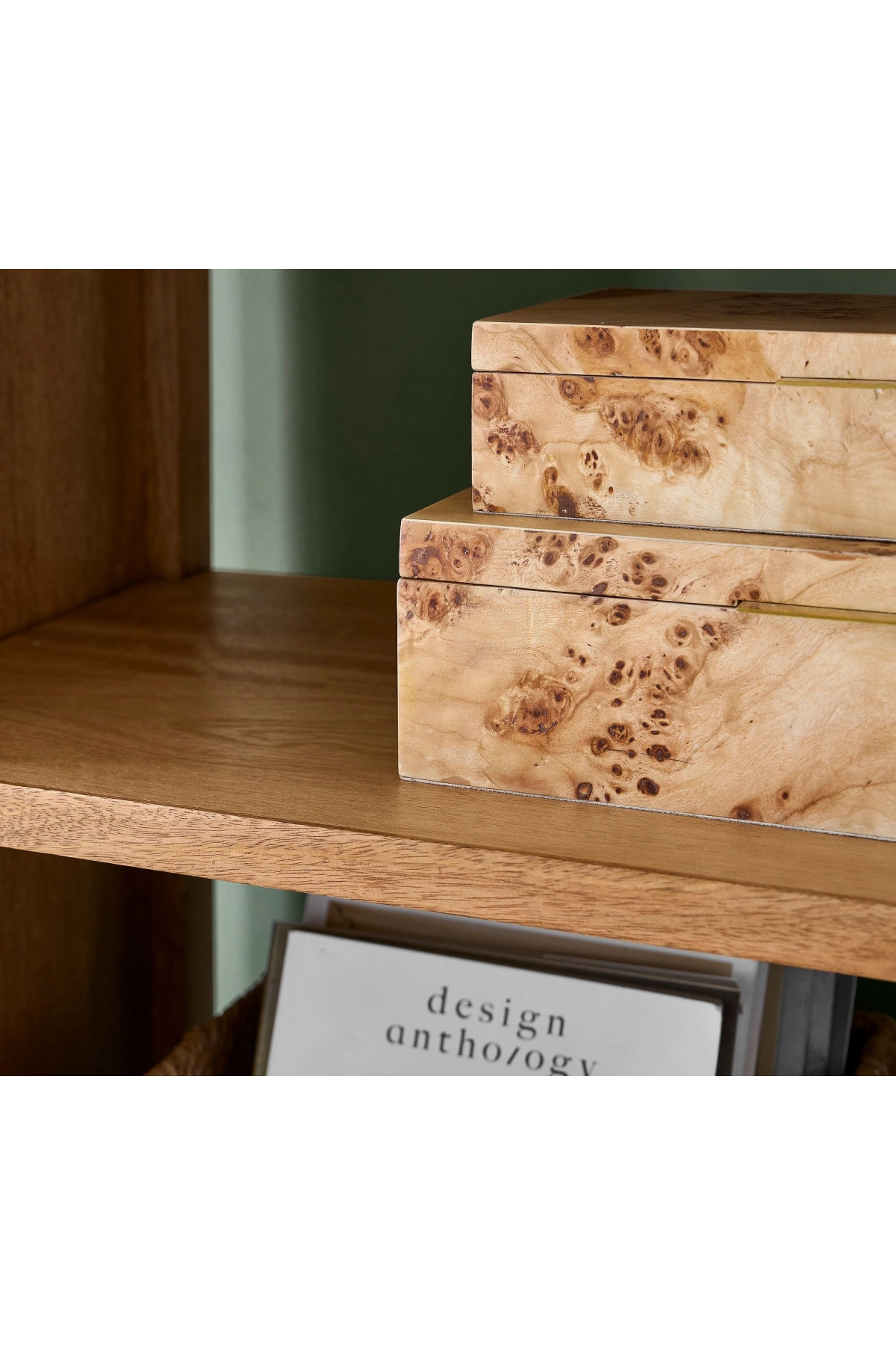 Rattoria Masif Ahşap çekmece detaylı kitaplık