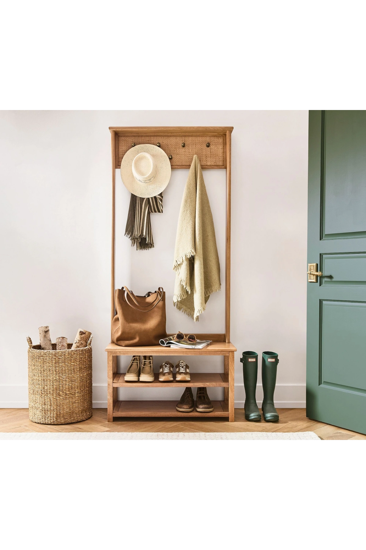 Rattoria Masif Ahşap Portmanto, Askılık