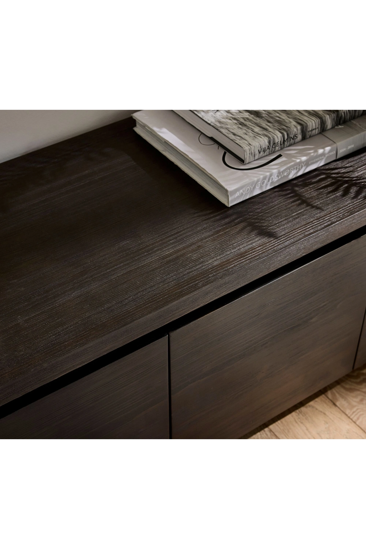 Noir Masif Ahşap Vintage Tv Ünite