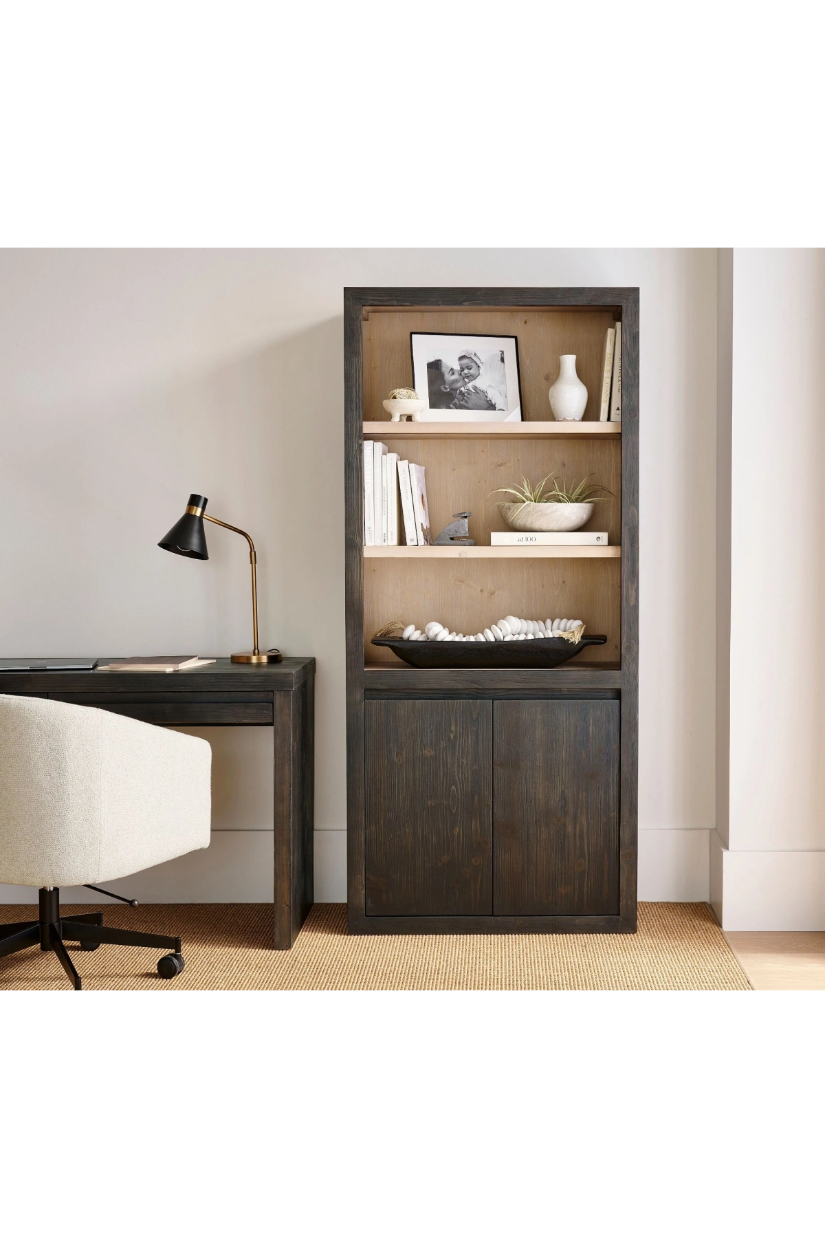 Noir Masif Ahşap Çok Amaçlı Büfe