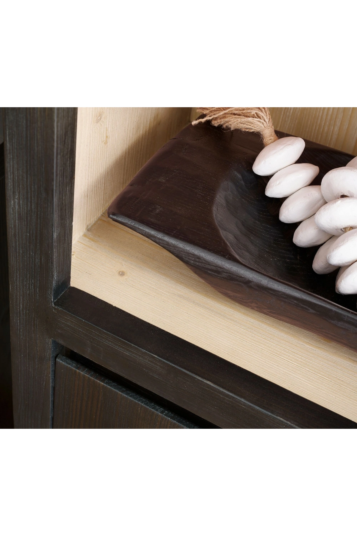 Noir Masif Ahşap Çok Amaçlı Büfe