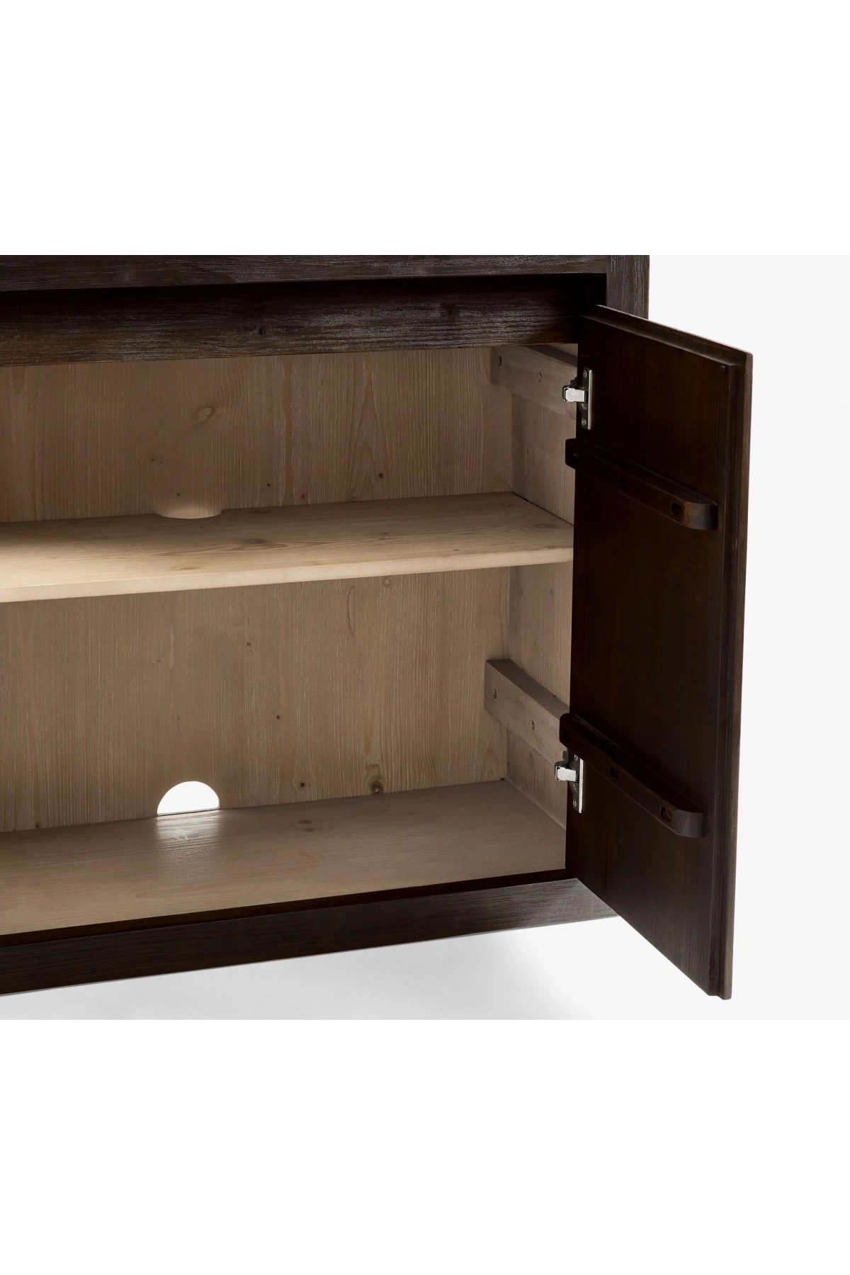 Noir Masif Ahşap Çok Amaçlı Büfe