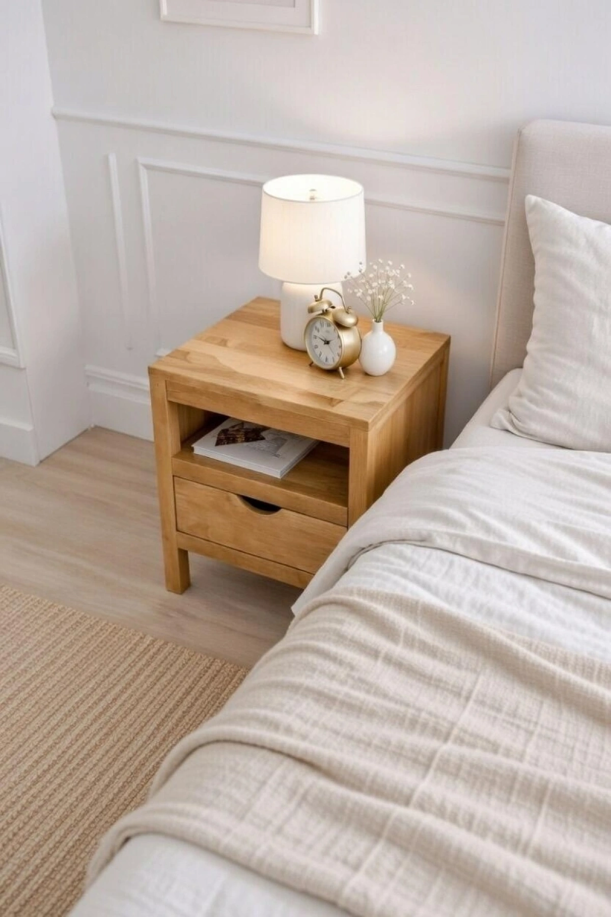 Winchester Masif Ahşap Komodin