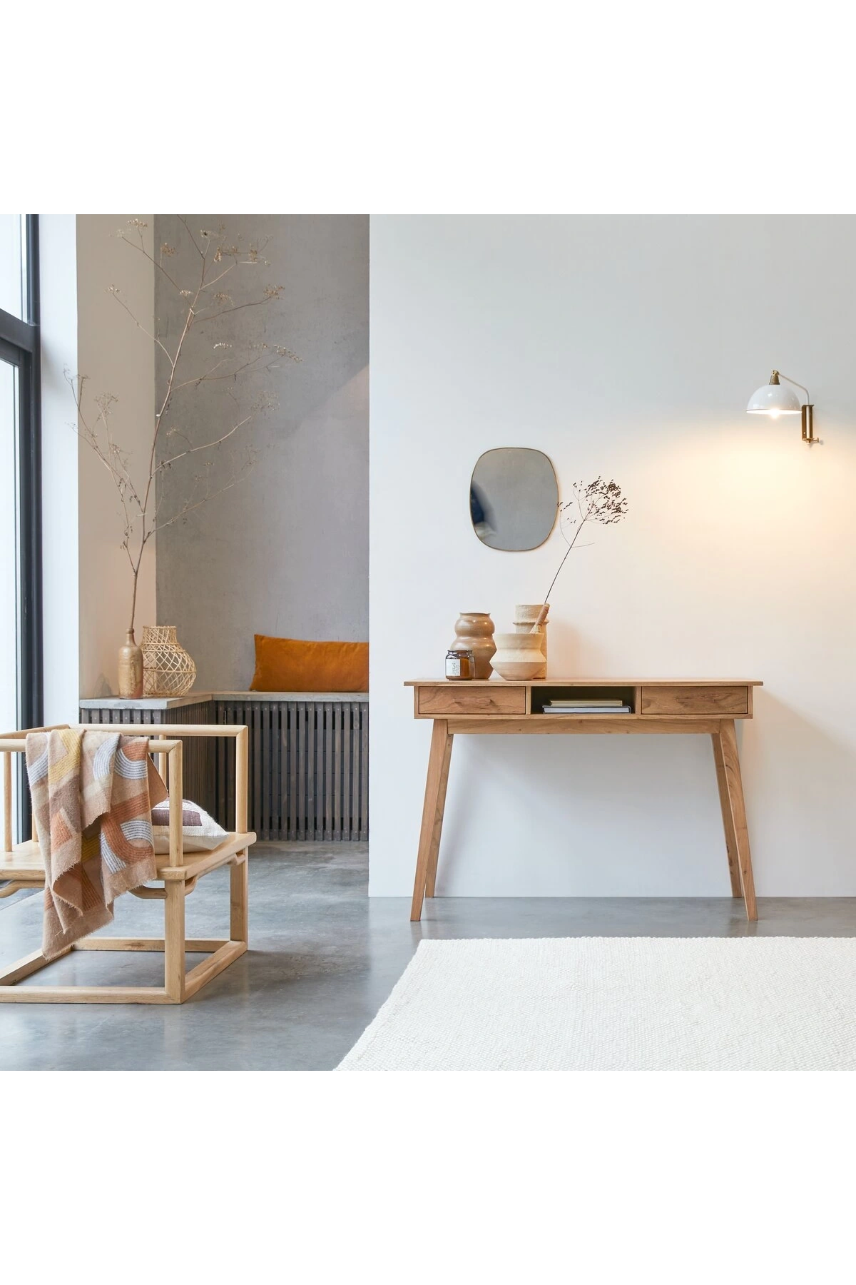 Holz-Doppelschubladen-Basis-Modell-Konsolentisch, Schreibtisch