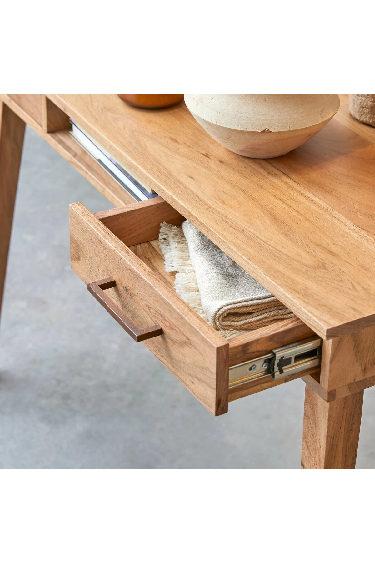 Holz-Doppelschubladen-Basis-Modell-Konsolentisch, Schreibtisch