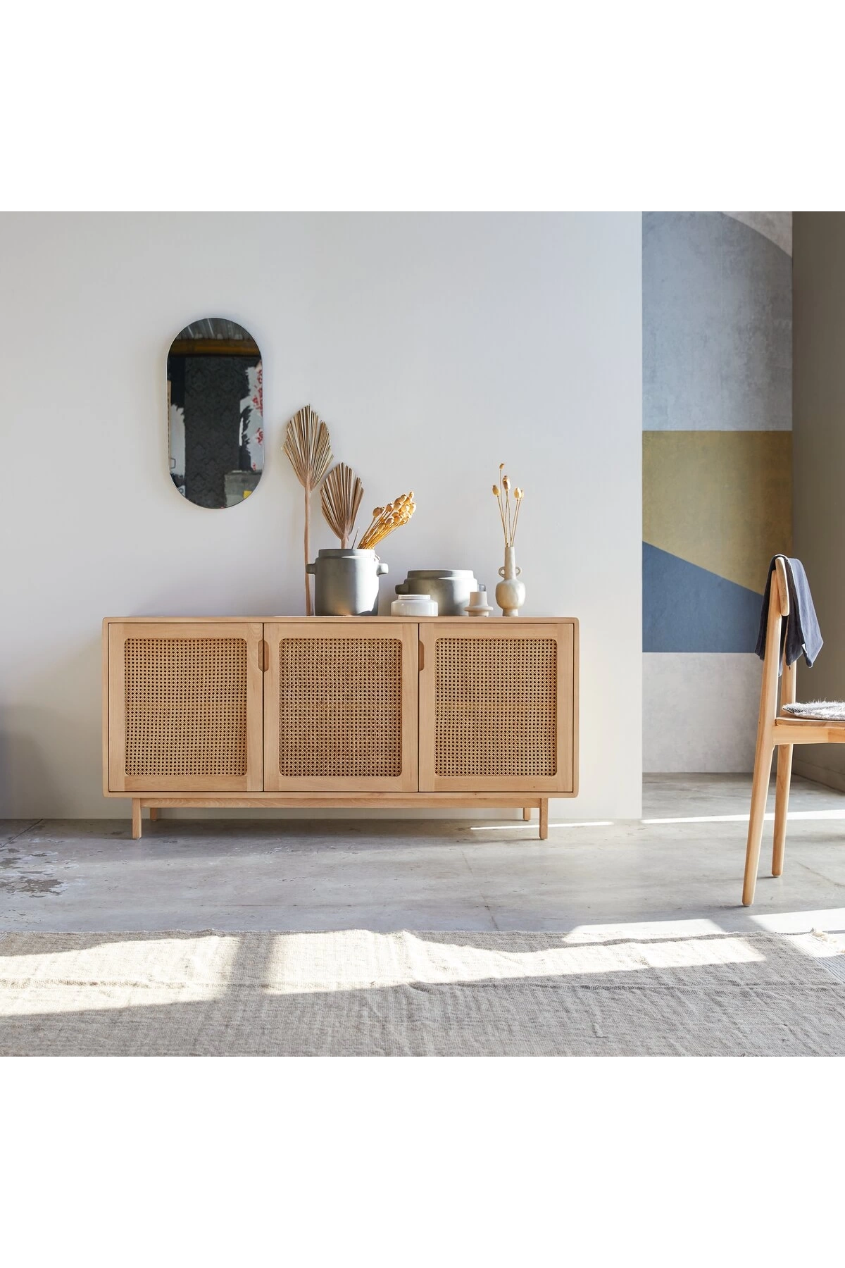 Luis Masif Ahşap Konsol 160x75x40 cm