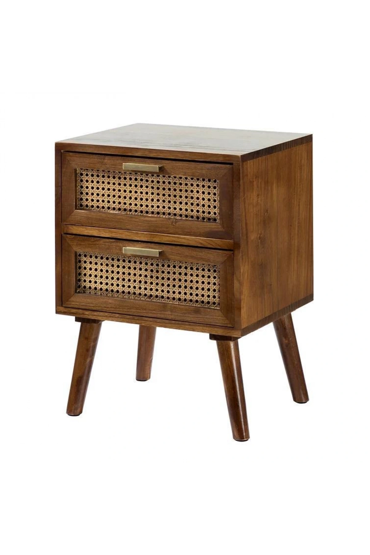 خزانة خشبية طبيعية مفصلة بتفاصيل درجية