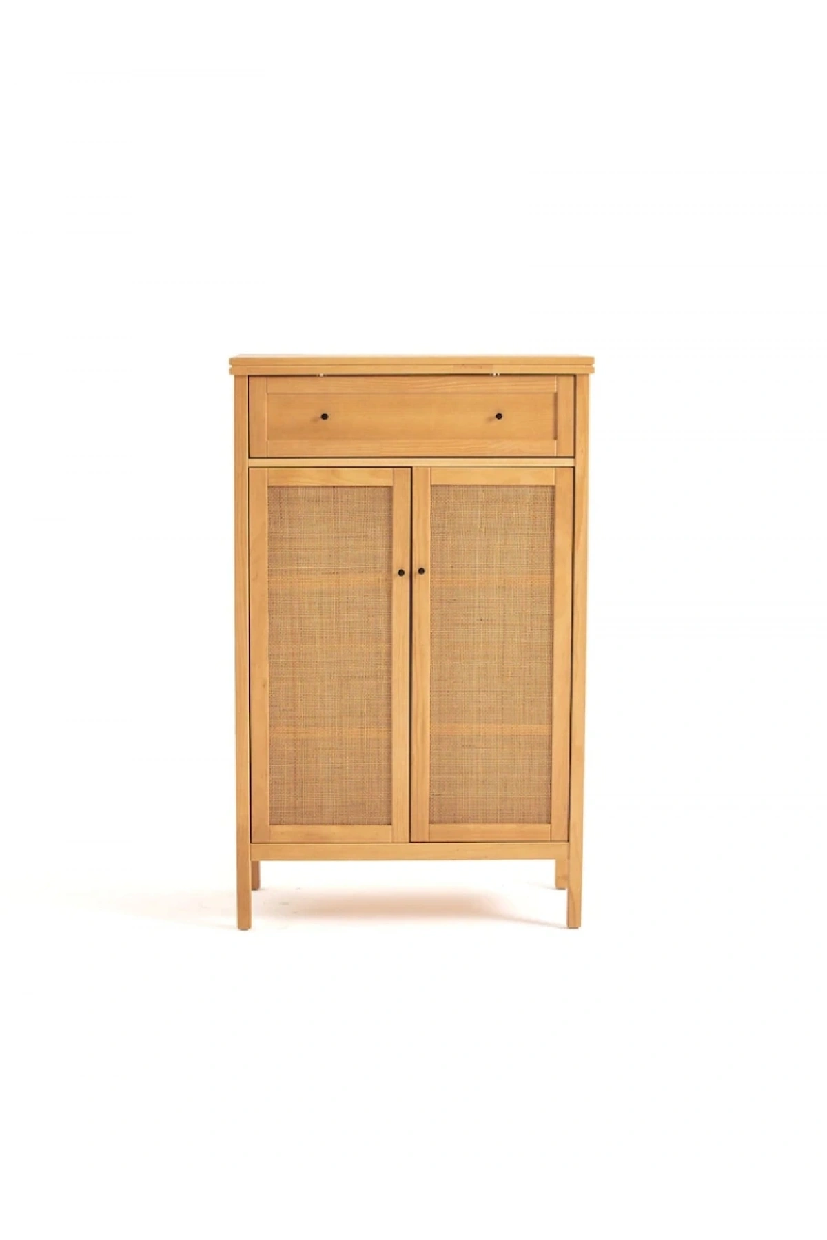 Altea Rattan Detaylı Masif Büfe Dolap