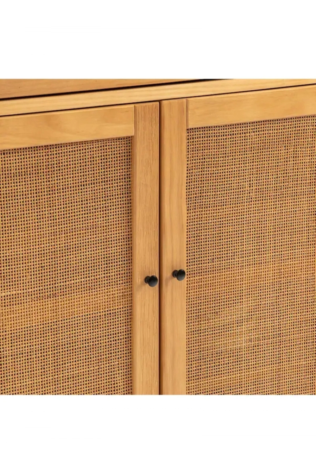 Altea Rattan Detaylı Masif Büfe Dolap