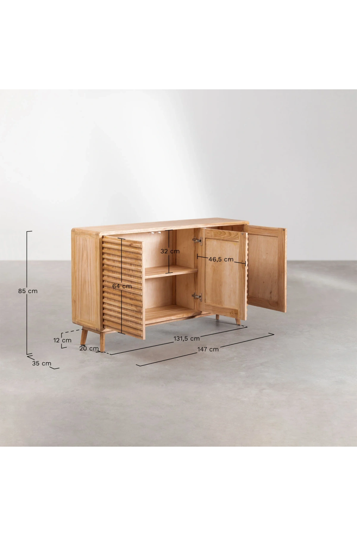 Deleyna Masif Ahşap Konsol