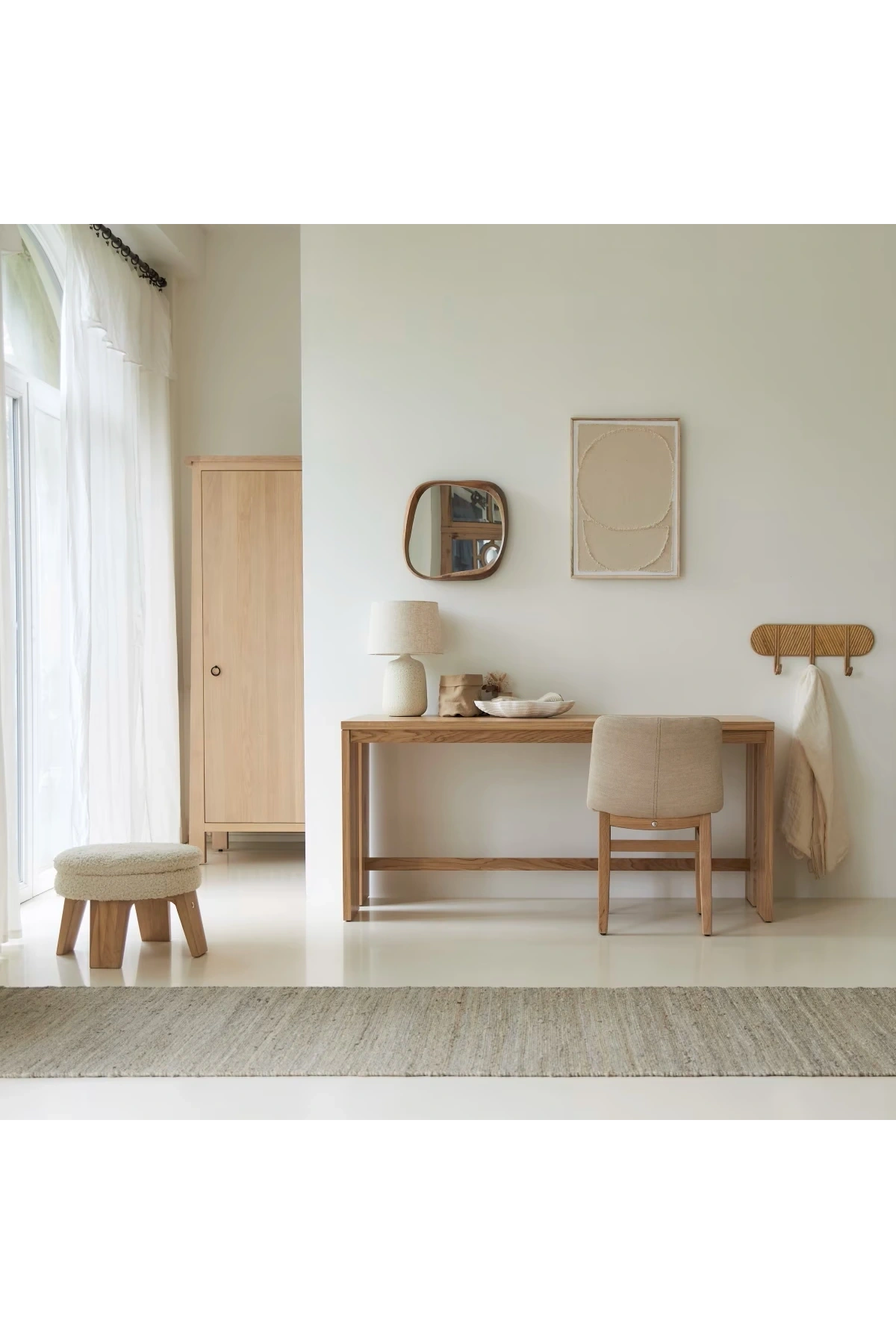 Eden Masif Ahşap Çalışma Masası