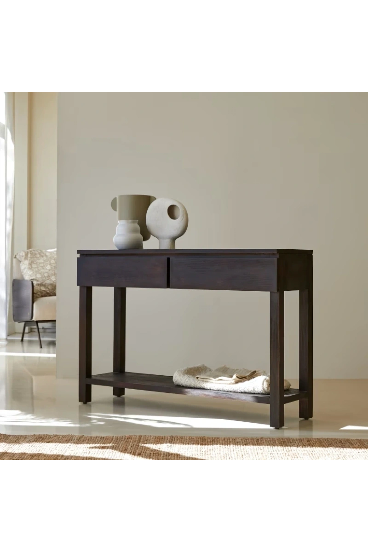 Eva Massivholz Basic Konsol